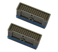 Aérateur de robinet 2 pièces, aérateur de robinet carré rectangle partie centrale bec barboteur filtre accessoires for salle de bain robinet grue fixation