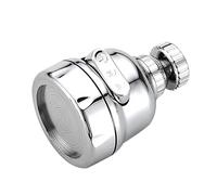 Aérateur de robinet de maison - Aérateur d'évier pivotant à 360 degrés - Buse de robinet anti-éclaboussures - Buse d'économie d'eau de cuisine