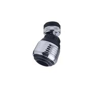 Aérateur de Robinet Orientable sur Rotule 2 jets Femelle 22x100 avec Adaptateur Mâle 24x100-6.5 Litres/minute NOYON & THIEBAULT