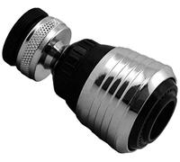 Aérateur de Robinet Pivotant 360° | Economiseur d'Eau | 2 Jets | Compatible Filetage M22 / M24 | différentes dimensions