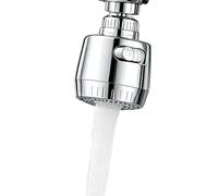 Aérateur de robinet, pivotant à 360 degrés, résistant aux éclaboussures, accessoire de robinet d'évier de cuisine, buse d'économie d'eau, adaptateur de pulvérisateur rotatif, pour salle de bain