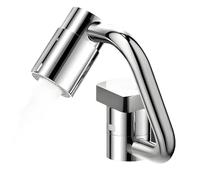 Aérateur De Robinet Rotatif | Adaptateur 1440 Degrés - Extension de Mousseur de Robinet d'Évier 2 Modes | Pour Maison Cuisine Salle De Bain Extérieur Hôtel Dortoir Évier