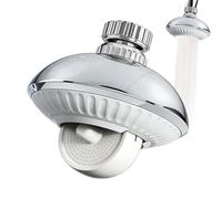 Aérateur de robinet universel, modes de flux de soucoupe, extension pivotante anti-éclaboussures pour robinets d'évier et lavabo, buse d'économie d'eau pour cuisine et salle de bain, finition chromée