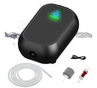 Aérateur de Seau à appâts - Pompe à oxygène Portable | Haute Performance Double Flux Source pêche Aquarium appât Vivant Seau aérateur Pompe à Air pêcheur Utilisation en extérieur