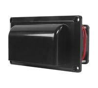 Aérateur de ventilation - Simple 12 V - Extracteur d'air à fermeture éclair - Couvercle de ventilation de voiture multifonction - Système de refroidissement silencieux pour remorques, campeurs