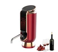 Aérateur de vin automatique, rechargeable avec affichage LED et dosage réglable, compatible avec la plupart des bouteilles de vin rouge