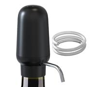 Aérateur De Vin Électrique - Acier Inoxydable ABS De 4,72 Pouces | Bec En Silicone De 1,97 Pouces - Dispositif D'aération Automatique Rechargeable Pour Décanteur De Vin Rouge USB Type C