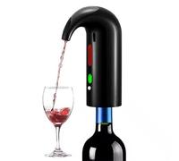 Aérateur de vin électrique rechargeable avec écran tactile LED, capacité maximale de 750 ml et dosage réglable, entretien sans effort pour la maison, les fêtes, les festivals - Rouge