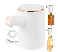 Aérateur de vin électrique, versement automatique sans contact, 20 x 10 cm, bouchon de vitesse réglable, distributeur de décanteur de vin rechargeable en ABS, accessoire de bar pour femmes, Noël