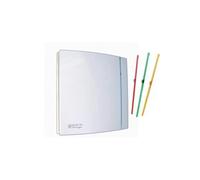 Unelvent Aérateur axial SILENT 100 CRZ Design, ultra-silencieux, temporisé 1-30 min, clapet 403501