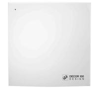 Ventilateur extracteur mural/plafond DECOR 100 C 80 m³/h 10,7 W 100 mm Blanc