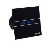 CATA E-100 GTH BK Noir Minuteur Hygro nachlauf humidité contrôle, capteur d'humidité écran LED, verre avant forte/115 m³/h depuis 1947 très silencieux 31dB économie d'énergie 8 W