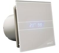 Aérateur extracteur salle de bain E-100 Glass Silver Timer Hygro CATA