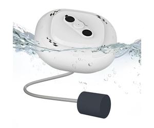 Aérateur flottant - Batterie de 2000 mAh, pompe à oxygène étanche avec charge magnétique, coque flottante robuste, flux d'air de survie, pour aquarium, entretien extérieur