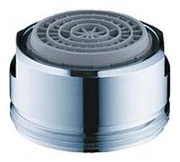 Aérateur Hansgrohe Axor M24A, optique or 13085990 M 24x1, avec limiteur, 7 l/min, optique or poli