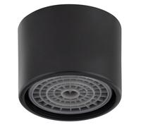 Aérateur mousseur + bague F22x100 en laiton finition noire EUROSANIT