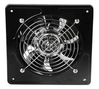 Aérateur permanent,Aérateur permanent,Hotte aspirante 15,2 cm Ouverture 150 mm Hotte murale 40 W pour cuisine salle de bain (noir)