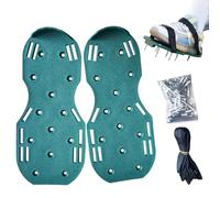 Aérateur pour gazon | Aération de la pelouse avec des clous et des sangles réglables - Sandales réglables avec un design robuste pour le jardinage et l'entretien