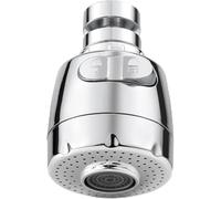 Aérateur robinet pivotant 360° avec adaptateur M22/M24 - Brise-jet anticroquis, économie d'eau jusqu'à 70%, filtre multicouche en laiton chromé