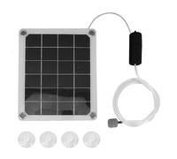 Aérateur Solaire d'étang Pompe à air Solaire d'aquarium aérateur Solaire de Piscine étanche 20W oxygénateur Silencieux avec Pierres à Bulles d'air pour la Culture hydroponique