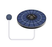 Aérateur Solaire Pompe à Air Silencieuse 2,5 W avec Tuyau d'air 1,5 m