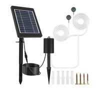 Aérateur solaire,Pompe à air solaire,Pompe à air hydroponique solaire,Aérateur solaire pour étang,Pompe à air solaire pour aquarium,Pompe à air à oxygène alimentée par l'énergie solaire