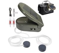 Aérateur solaire pour bassin | Clip arrière rechargeable USB avec batterie de 2600 mAh et 3 modes - Aérateur solaire pour bassin | pour conservation des fruits de mer, pêche en plein air, aquarium et