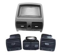 Aérateurs climatisation Grille d'aération noire pour tableau de bord de voiture Pour VW Pour Jetta MK5 Pour Golf 5 Pour Rabbit 2004-2011 Grille double(B 4PC)