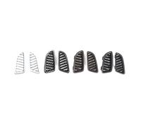 Aérateurs climatisation Pour Mercedes Pour Benz W205 Classe C 2015-2021 Console, tableau de bord, grilles d'aération de climatisation Grille double(Black left)
