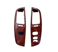 Aérateurs climatisation Pour Toyota For Land For Cruiser 100 LC100 FJ100 Ujz100 2003-2007 RHD sortie d'aération tableau de bord panneau fenêtre d'air frais Grille double(Bois)