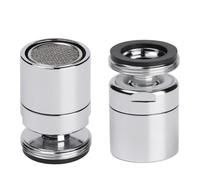 Aérateurs de robinet for la maison, aérateurs d'évier avec douchette pivotante à 360 degrés, aérateur anti-éclaboussures, buses de cuisine for économiser l'eau(24mm Male)