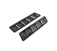 aération capot 1 Paire Universel Décoratif Voiture Avant Évents Capot Capot Pièces Tuning Auto Relookage Extérieur Compatible Avec VW Pour Jetta Pour Golf(Black2)