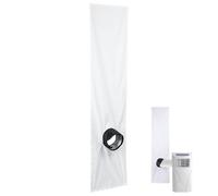 Aération de fenêtre - Mini ventilateur pliant standard | Couleur d'étanchéité | Convient uniquement fabricants et types de fenêtres listés | Kit complet de ventilation passive pour fenêtre à