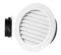 Aération d'embrasure - Diffuseur de sortie rond, outil de ventilation avec design circulaire | Ouverture de sortie d'aération, volume d'air réglable pour le plafond, la chambre, la cuisine et la salle