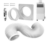 Aération pour sèche-linge - d'échappement murale - Remplacement des kits intérieurs - Raccord de tuyau de ventilation pour la circulation du ventilateur de plafond - Fixation portable sur