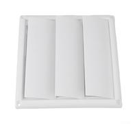 Aérations de volet de 10,2 cm, conduit de ventilation mural, couvercles d'aération de plafond, aérations en plastique durable, ventilation efficace, sortie d'air frais