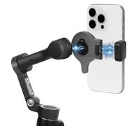 Aerbeis Adaptateur magnétique pour stabilisateur de cardan pour smartphone DJI Osmo Mobile 8 7P 7, support à dégagement rapide compatible avec module de suivi OM 8 7P/module multifonction DJI OM
