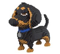 AERBRI Micro Building Blocks Puzzle Teckel, Micro Building Blocks Puzzle, Cartoon Nano Brique de Construction Diamant Building Blocks Adultes Cadeau de décompression