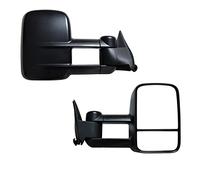 AERDM Rétroviseurs de remorquage à commande manuelle texturés noirs télescopiques pour Chevrolet GMC 1988-1998-1998 - Accessoires extérieurs rétroviseurs pour C1500 C2500 C3500 K1500 K2500 K3500