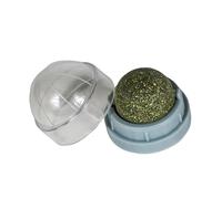 Aerensic Jouet à gratter for Mur de Chat à l'herbe à Chat Naturelle Friandises saines Enlève Les balles for favoriser la Digestion Snack d'herbe à Chat(1PC Grey)