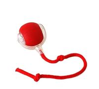 Aerensic Jouets for Chats Rechargeables for Animaux de Compagnie, Jouet interactif à Bille roulante Automatique, Produits for Animaux de Compagnie, Jouet électrique for Chien, Queue simulée(Rope-Red)