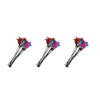 Aerensic Lot de 5 à 15 Jouets for Chat en Forme de Baguette à Plumes, Jouet interactif for Chaton, Baguette de Chasse en Fil de Fer, Couleur aléatoire(5)