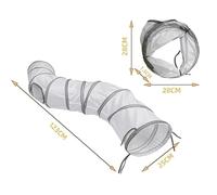 Aerensic Tunnel Pliable for Chat - Jouet interactif et Amusant for Chaton - Tunnel de Jeu for Chiot et Chaton(4)