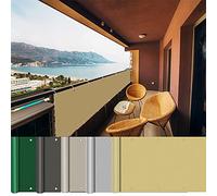 AEREY Brise Vue pour Balcon 50x700cm, Balcon Brise Vue, éviter Les Regard indiscret Brise Vent Balcon - Couleur crème