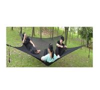 Aerial Camping Hammock Hammock Hamac Quad Tente pour aventure en plein air Multi-personnes Portable Outdoor 2-4 personnes Tente de voyage Carré 3 x 3 x 3 x 3 m