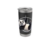Aerial Lyra Hoop Panda Cute Fun Gobelet isotherme en acier inoxydable double paroi