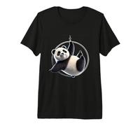 Aerial Lyra Hoop Panda Cute Fun T-Shirt Haut de Gamme