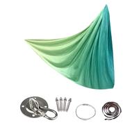 Aerial Silks for Home Gym - Lightweight Stretch Sensory Hammock | Gymnastics Equipment for Women, Men, Adults | Indoor Outdoor Exercise, Yoga, Dance, Fitness Training and Home Workout Gear