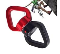 Aerial Swivel Hook - Heavy Duty Aluminum Rotating Connector for Yoga Swing | Smooth 360 Degree Motion Bearing Device, Secure Suspension Hardware for Indoor Outdoor Fitness Climbing Use