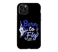 Aerial Yoga Born to Fly Né pour Voler Écharpes en Soie Coque pour iPhone 11 Pro